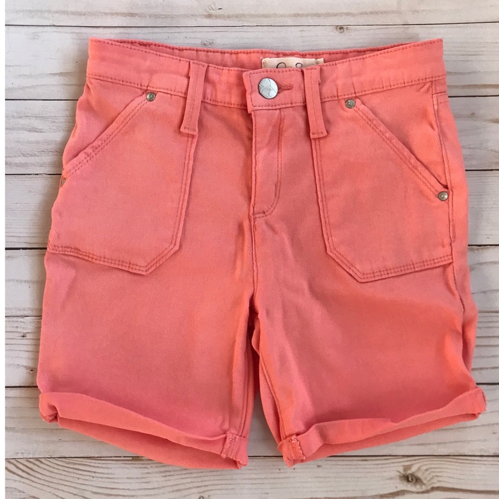 Jessica Simpson Girl’s Peach Bermuda Shorts Size 12R